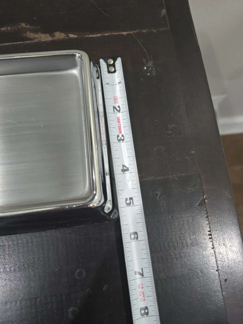 Bed Bath & Beyond The Threadery  Tray Crome